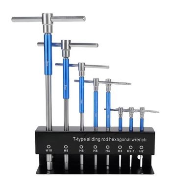 LVYXON Professional 8-Piece Wrench Set for TL-Type Screws with Iron Storage Frame