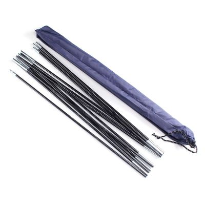Hoppipola Fiberglass Tent Pole Set, 3 m, 7 mm Diameter, Lightweight, Compact 57 cm Storage, Elastic Cord