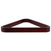 ENWWCH 1-Piece 57.2 mm Solid Wood Billiard Ball Triangle Rack for Pool Tables view 1