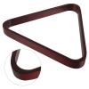 ENWWCH 1-Piece 57.2 mm Solid Wood Billiard Ball Triangle Rack for Pool Tables view 3