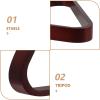 ENWWCH 1-Piece 57.2 mm Solid Wood Billiard Ball Triangle Rack for Pool Tables view 4