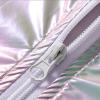 Women's Metallic Holographic Hooded Jacket view 4