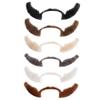 Maskworld Lemmy Rockstar Beard Set – Professional Beard Combination – Brown view 2