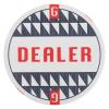 TOYANDONA Ceramic Dealer Button Poker Button, White, for Tournaments, 1 pc. view 1
