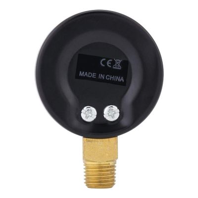 ERYUE Precise Mini Pressure Gauge, 0–200 PSI, 1/4-Inch NPT, Portable Side-Mount Gauge for Air, Water, Oil, and Fuel