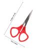 POPETPOP 5-Piece Stainless Steel Embroidery Scissors, Curved Cross-Stitch Scissors with Comfortable Handles, Random Color view 2