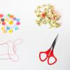 POPETPOP 5-Piece Stainless Steel Embroidery Scissors, Curved Cross-Stitch Scissors with Comfortable Handles, Random Color view 3