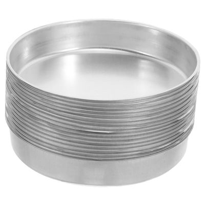 Beatifufu Aluminum Weighing Dishes, Easy to Clean, Flat Bottom, 20-Pack, 150 mL