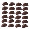 Gitohoni 24-Pack Wooden Place Card Holders, Semicircle, Brown view 1