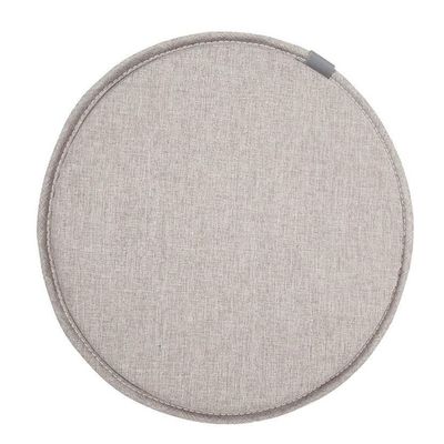 1/2/4-Piece Round Chair Seat Cushion Set, Non-Slip Washable Kitchen Chair Pads, 30/35/40/45/50 cm, Indoor & Outdoor, Light Gray, 2-Pack 45 cm/17.72 in