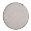 1/2/4-Piece Round Chair Seat Cushion Set, Non-Slip Washable Kitchen Chair Pads, 30/35/40/45/50 cm, Indoor & Outdoor, Light Gray, 2-Pack 45 cm/17.72 in view 1