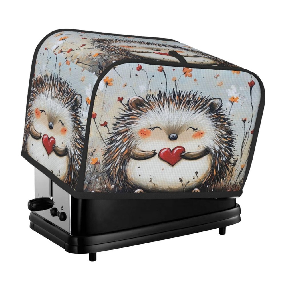 Heart-Grabbing Little Hedgehog 2-Slice Toaster Cover