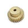 ELILANEY Brass Spur Gear, Module 0.6, 58 Teeth, Stepped Bore 3–18 mm, Cylindrical Gear (8 mm Bore) view 1