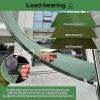 Generic Foldable Canvas Cargo Chute, Weather-Resistant Loading Chute, 13 x 2 m, Green view 2