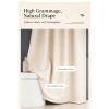 Waterproof Fabric Shower Curtain Set with Hooks, Washable, 200 x 200 cm view 4