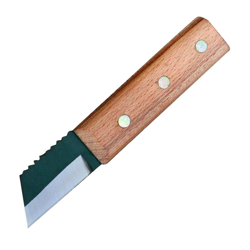 Manual Garden Grafting Tool, 19 cm Non-Slip Wood Handle