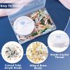 Spritewelry 64-Piece Curved Acrylic Tube Bead Bracelet Making Kit view 2