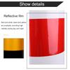 Reflective Metal Safety Bollard, Heavy-Duty Traffic Post and Driveway Barrier for Parking Control and Traffic-Sensitive Areas (Yellow-Red, 11.4 x 120.7 cm) view 4