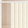 Luxurises Waffle Shower Curtain Set with Liner, TS Rod and Hooks, Waterproof, 120 x 180 cm view 1