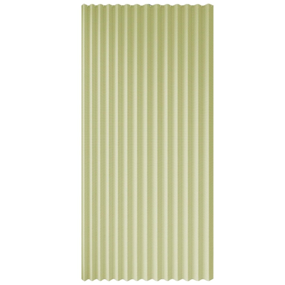 Waterproof Foldable Shower Curtain, Soft, Machine Washable, Green, 200 x 220 cm