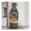 Indoor/Outdoor Water Fountain with Aquarium and Mister view 3