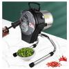 UPLTOE Electric Vegetable Cutter, Spring Onion Chopper, 1–5 mm Adjustable Thickness, 120 kg/h, Type B view 1