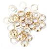 RhineCart Basics High-Strength Brass Eyelets for Fabric, 100 Pieces, 10 mm, Silver-Colored, 800#, Gold #19 view 1