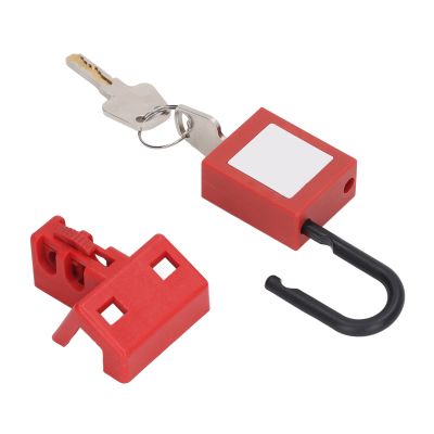 Circuit Breaker Lockout/Tagout Device with Insulated Padlock