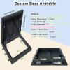Safety Door for Roof Access Hatch, Galvanized Steel Skylight Cover with Handle, 21 x 34 in (53.3 x 86.3 cm) view 2