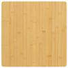 ZQQLVOO Bamboo Tabletop 50 x 50 x 2.5 cm with Rounded Edges view 1