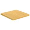 ZQQLVOO Bamboo Tabletop 50 x 50 x 2.5 cm with Rounded Edges view 2