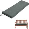 UWOBTN Bench Cushion, 140 x 40 x 5 cm, Removable Non-Slip Cover view 1
