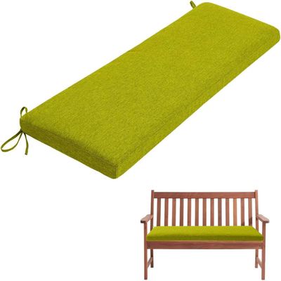 Bench Cushion, Removable Linen Cover, Non-Slip, Color 13, 140 x 30 x 5 cm