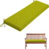 Bench Cushion, Removable Linen Cover, Non-Slip, Color 13, 140 x 30 x 5 cm view 1