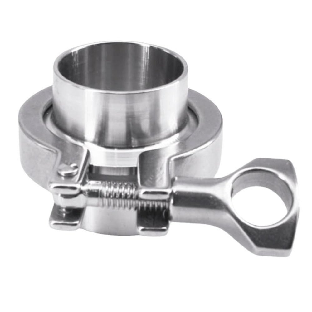316L Stainless Steel Tri-Clamp Fittings Set, 0.5–10 in, 3 pcs (28 mm K50.5)