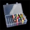 CNYUON Sewing Basket, Plastic, Large Capacity, Portable Sewing Storage Box view 3