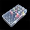 CNYUON Sewing Basket, Plastic, Large Capacity, Portable Sewing Storage Box view 4