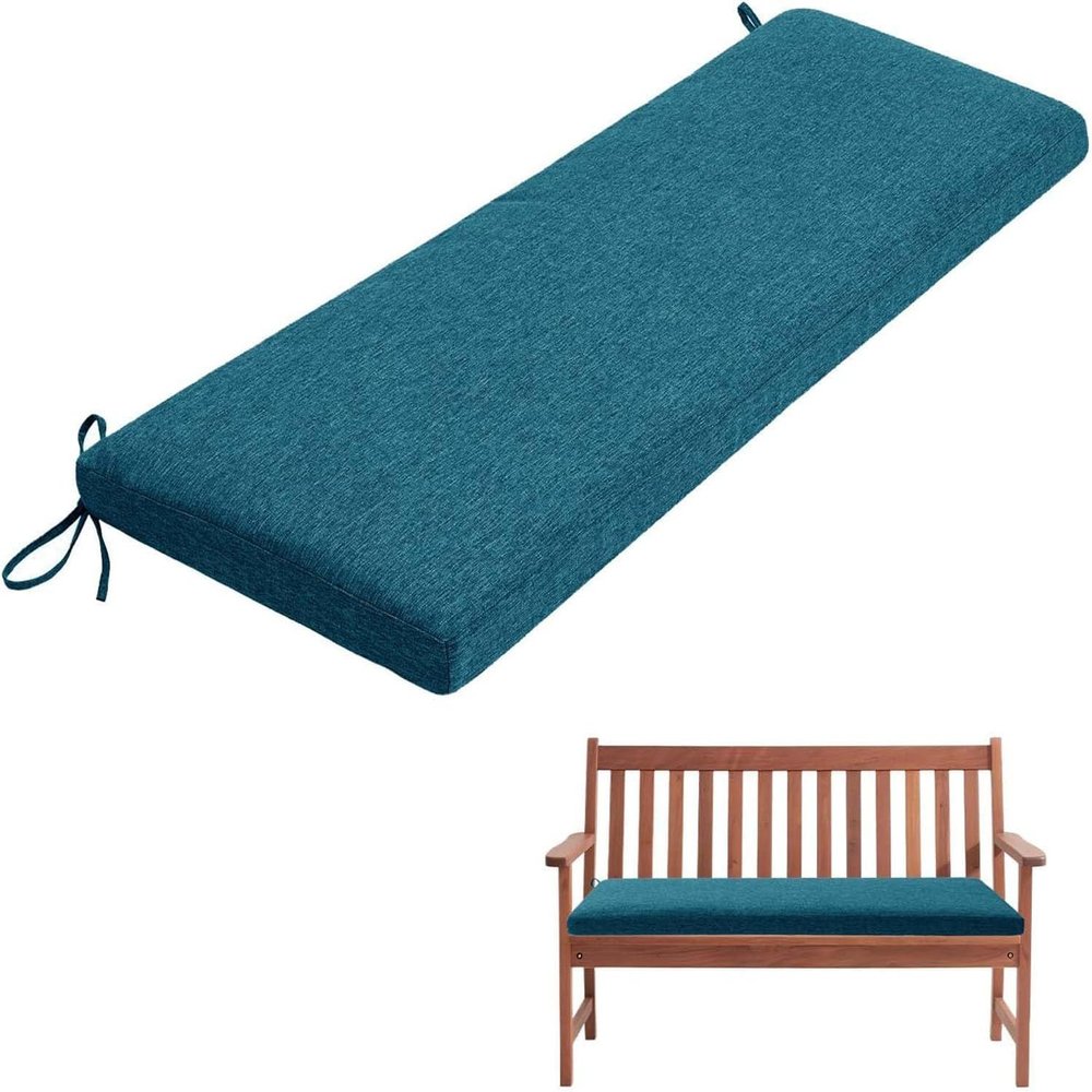 Bench Cushion, 135 x 45 x 5 cm, Color 12, Removable Non-Slip Cover