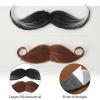 4-Pack Stick-On Mustaches with Adhesive Backing view 3