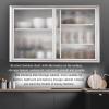 Stainless Steel Double-Door Wall Cabinet, 65 × 20 × 45 cm view 3