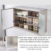 Stainless Steel Double-Door Wall Cabinet, 65 × 20 × 45 cm view 4
