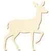 Wooden Deer V2, 5–50 cm - Single or Sets of 10, 25, 50, or 100 - DIY Decor view 1