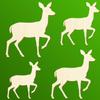 Wooden Deer V2, 5–50 cm - Single or Sets of 10, 25, 50, or 100 - DIY Decor view 2