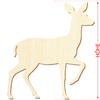 Wooden Deer V2, 5–50 cm - Single or Sets of 10, 25, 50, or 100 - DIY Decor view 3