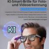 AI Smart Glasses with 8MP Camera, Music and Calling, Audio-Video Recording, Real-Time Translation and Voice Assistant for Women and Men (B) view 2