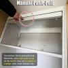 Vibeo Roll-Up Cabinet Door Set with Track, White Decorative Door, Custom Size for Kitchens and RVs, 28 x 18 in (71.1 x 45.7 cm) view 2