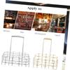 Gold Alloy Beer Bottle Holder Organizer with Handle view 3