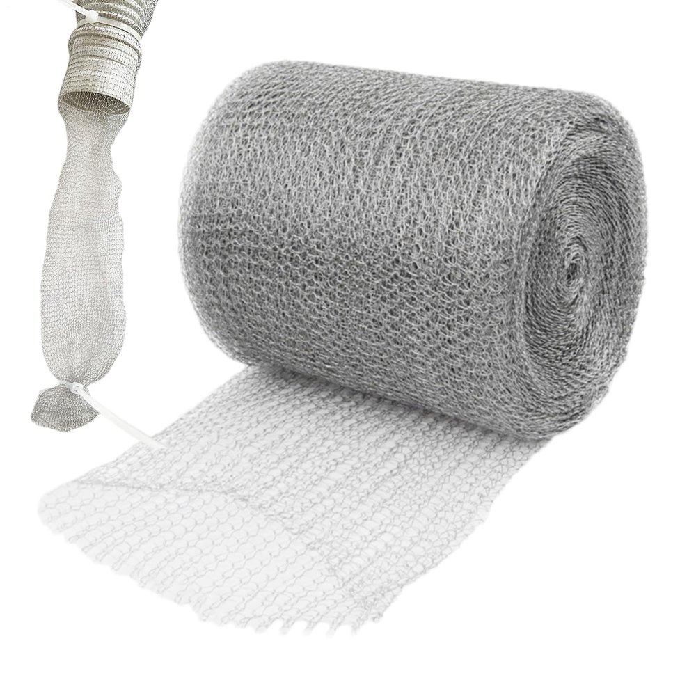 Stainless Steel Wire Mesh, 12.7 cm x 9.14 m, Rodent Barrier