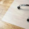 Floordirekt Neo Milky Semi-Transparent Floor Protection Mat, Milky White Polypropylene Office Chair Mat, 90 x 65 cm view 1
