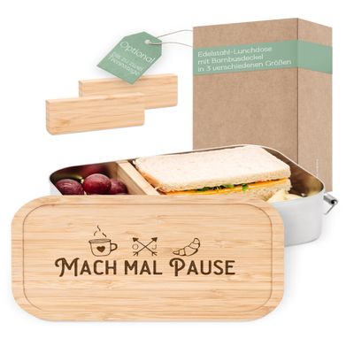 ABENTEUERNAH Personalized Stainless Steel Lunch Box for Craftsmen